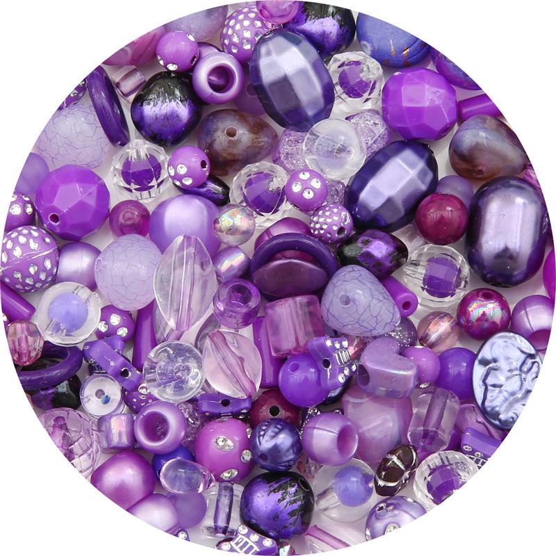 Baroque Style Acrylic Beads for DIY Bracelets and Accessories