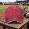 Redbone Washed Baseball Cap for Unisex  Women  Adjustable Buckle Lightweight Breathable Unisex Hat Suitable for Daily Wear Trav