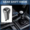 5 Speed Manual Gear Shift Knob, Front Automotive Gearbox Stick Shifter Lever Knob No.77299TA0A01ZA for Honda Accord 2008-2012 Plastic Black, 1 Pc