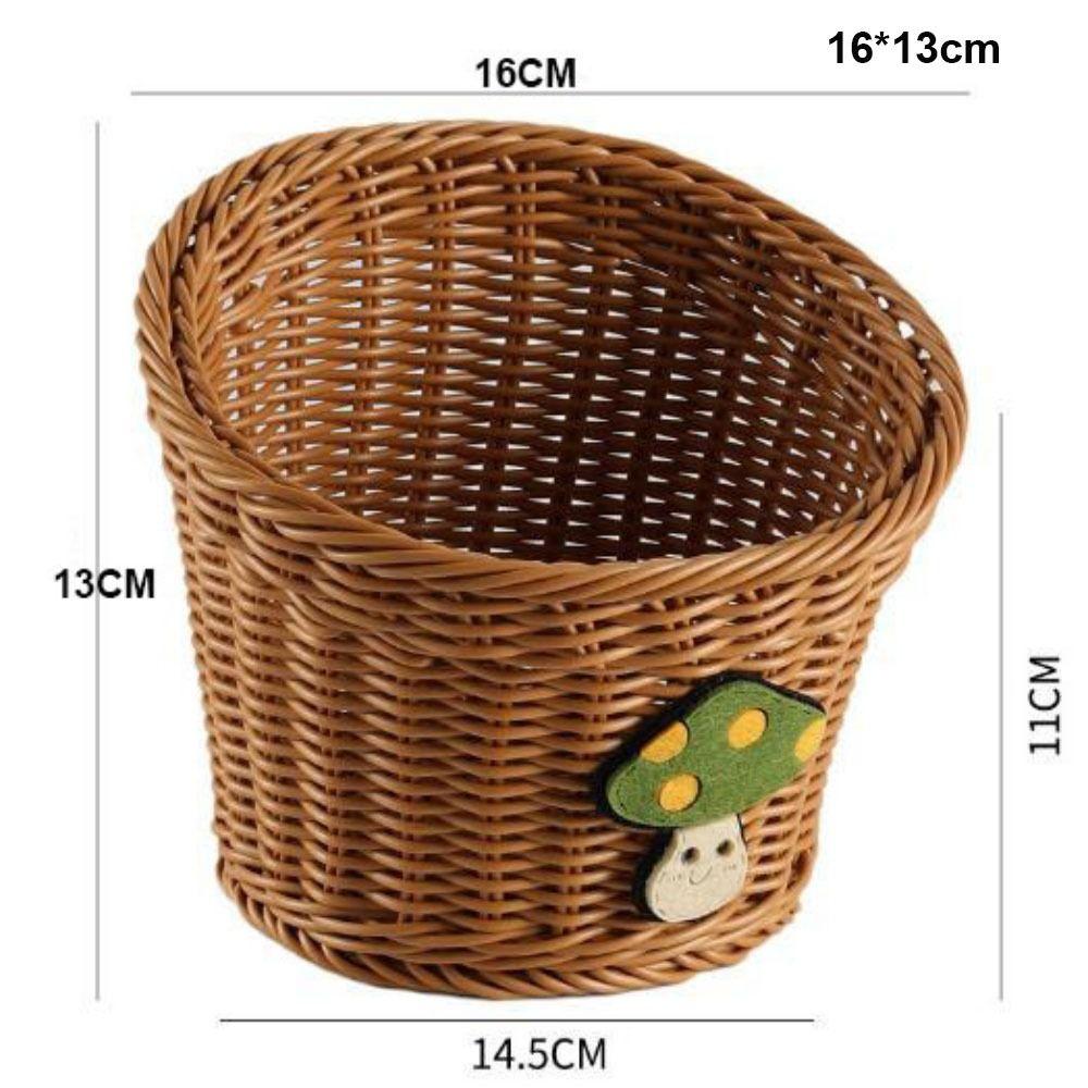 Бытовая плетеная корзина из искусственного ротанга, сервировочная настольная витрина для ресторана