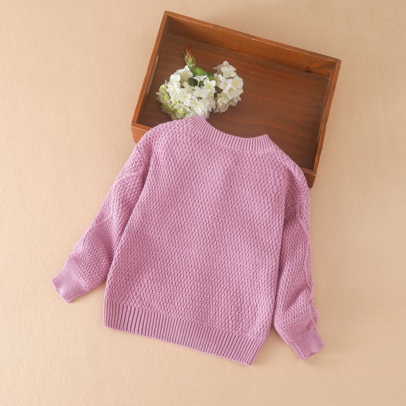 Детский свитер, осеннее пальто, вязаная одежда для маленьких девочек, вязаные милые кардиганы с длинными рукавами для девочек, хлопковые свитера для детей