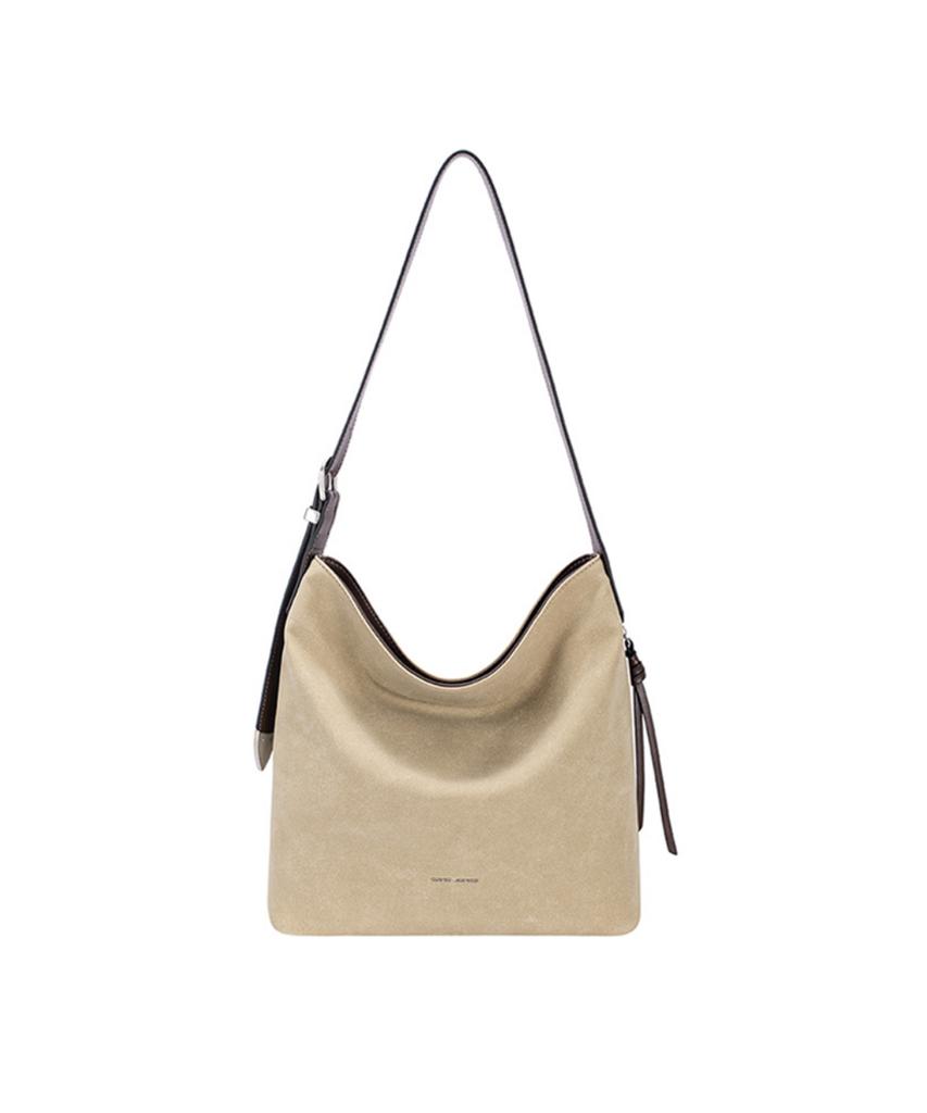 David Jones Bastille 2-в-1 Ведро Сумка-хобо Наплечная Замшевая Сумка Oxford Tan (Cm8447)