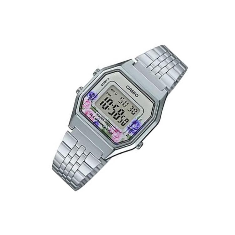 Casio Женские часы VINTAGE Серия 33,5 мм Серые LA680WA-2C LA680WA-2C
