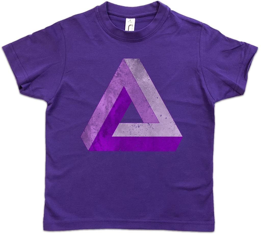 PENROSE LOGO SIGN V Kids Boys T-Shirt Big Triangle Bang TBBT Theory Geek Nerd