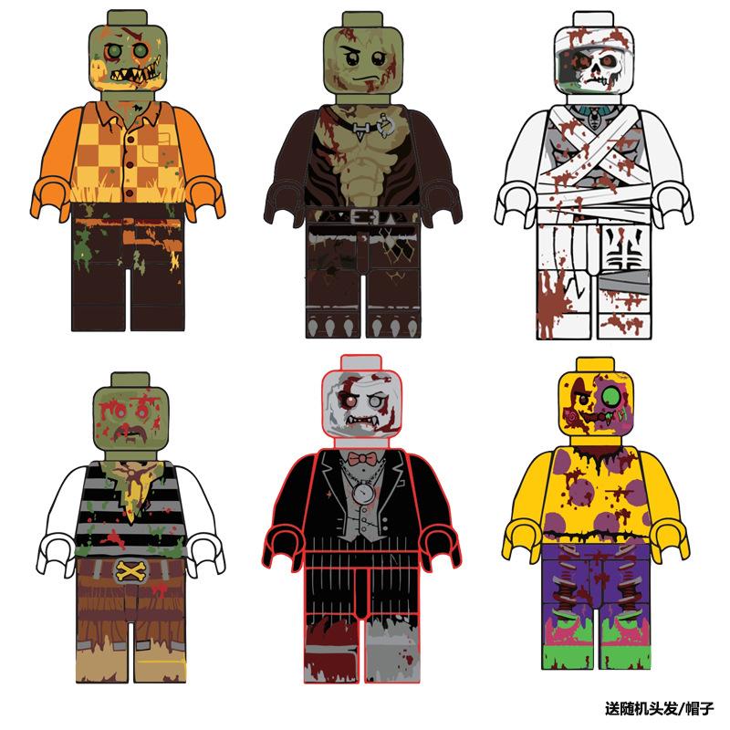 Строительные блоки, человекоподобные куклы, игрушки, цифровые фигурки, сборные игрушки, гусеничные, детские развивающие игрушки