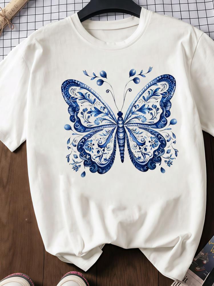 (Азиатский размер) любовь сердце цветок тренд Принт Футболки с круглым вырезом и коротким рукавом Мода Женская Повседневная Женский Топ Футболка Одежда Графическая футболка