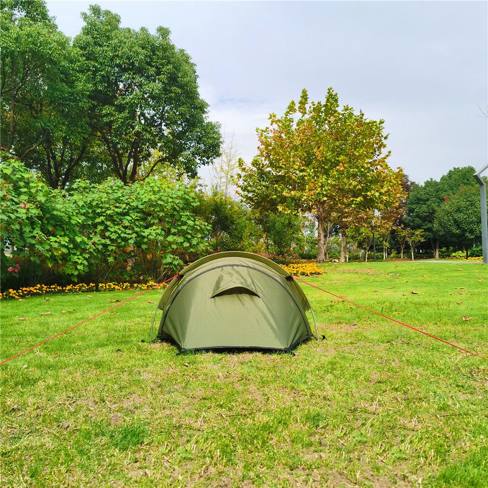Сверхлегкая уличная палатка для кемпинга, палатка для одного человека, портативный спальный мешок, палатка