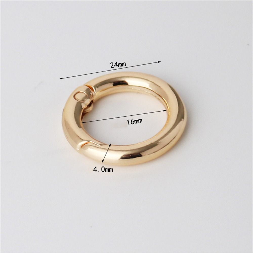 Круглая пряжка Gate с покрытием, легкая пряжка с защелкой, зажим, новый разъемный брелок для ключей, аксессуары для сумок