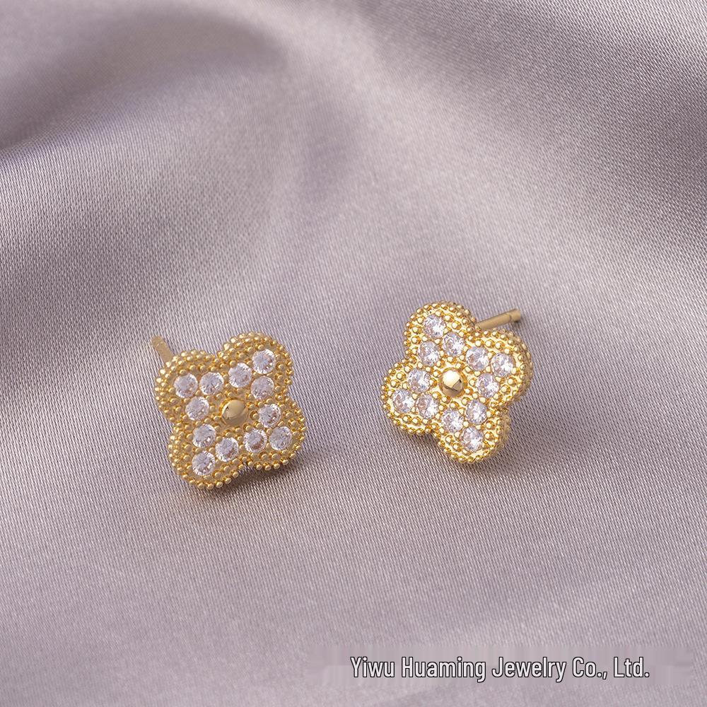 Элегантные серьги с иглами из серебра 925 пробы: Универсальные французские серьги-кольца из меди в нескольких стилях для изысканного образа