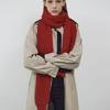 C.KUSUN SLEEVE KNIT MUFFLER - RED