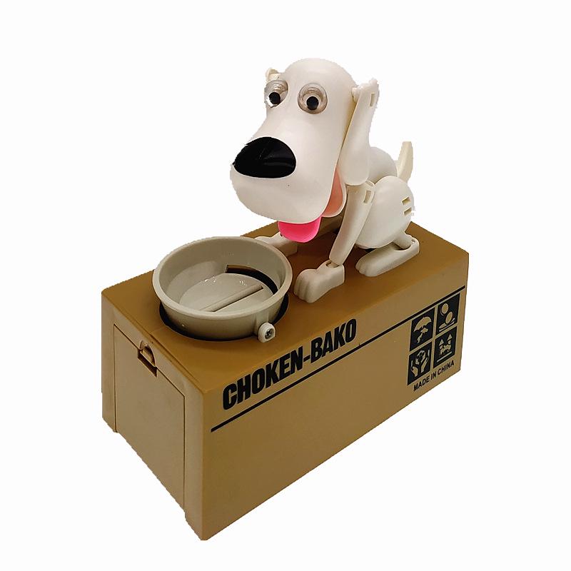 Оригинальная электрическая игрушка-копилка в виде щенка, поедающего монеты, для детей