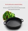 Heavy-Duty Cast Iron Frying Pan, Non-Stick, Induction & Gas Stove Compatible, Suitable for Traditional Use.
