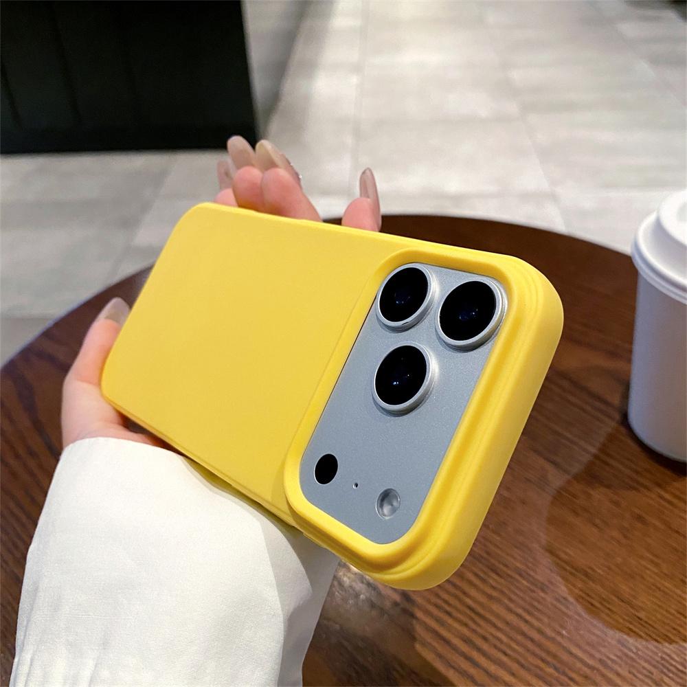 Офисный матовый однотонный чехол для телефона Apple iPhone 17 Air 16 Plus 15 14 13 12 Pro Max Силиконовый мягкий защитный задний чехол