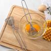Stainless Steel Spring Coil Egg Beater Manual Egg Whisk Handheld Cream Chocolate Egg Mixer Kitchen Egg Beater Cooking Baking Too