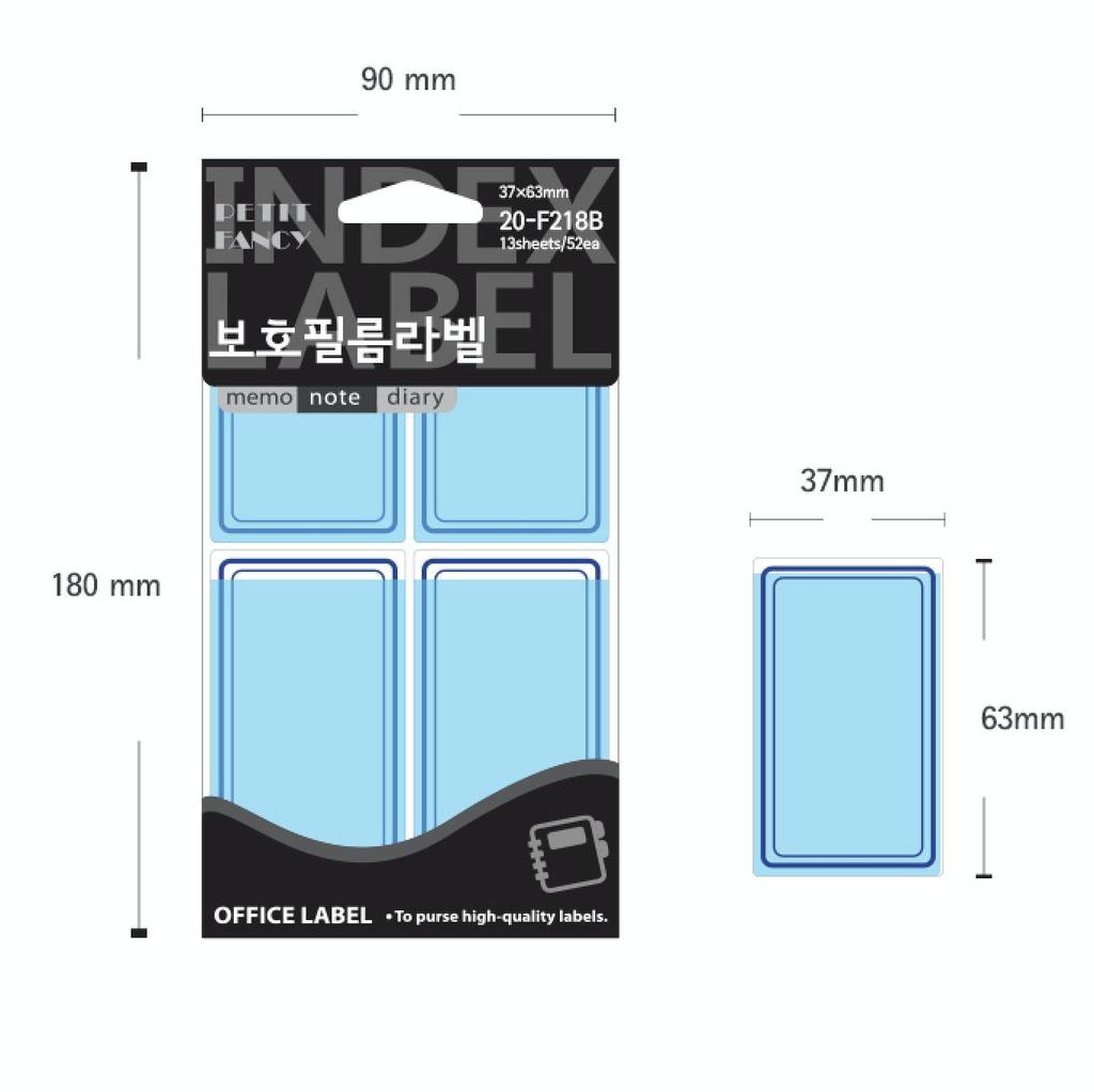 Petit Fancy Защитная пленка Наклейки с индексными этикетками (по 10 шт. каждая) Индексная этикетка / Этикетка категории / Офисная этикетка / Наклейки с метками / Инструменты для маркировки — 42 варианта
