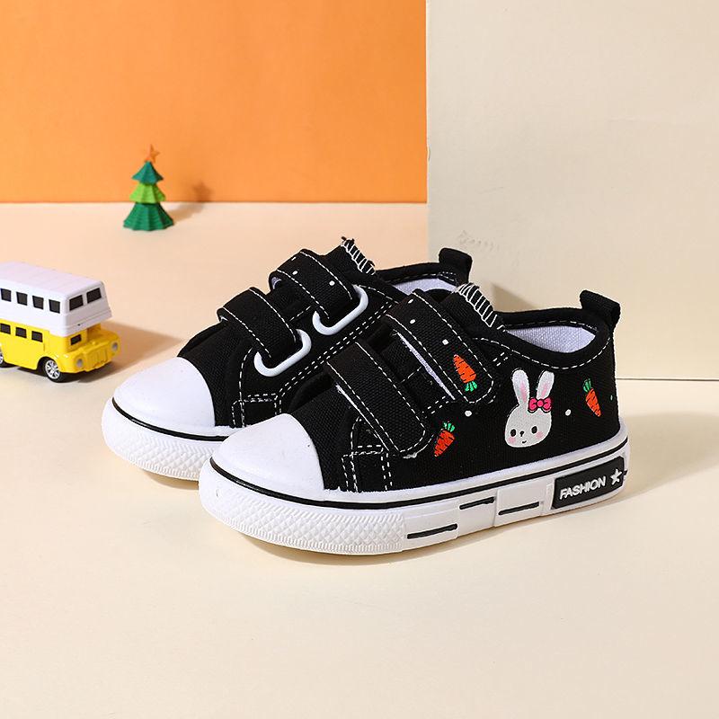 Холщовая обувь для девочек, детские одинарные туфли на мягкой подошве для детей 1–3–6 лет, детская дышащая парусиновая обувь, обувь для мальчиков, весенне-осенняя обувь