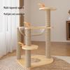 small cat tree with runway & round space capsule