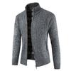 Fashion Men's Winter Casaul Zipper Jacket Knit Cardigan Long Sleeve Coat