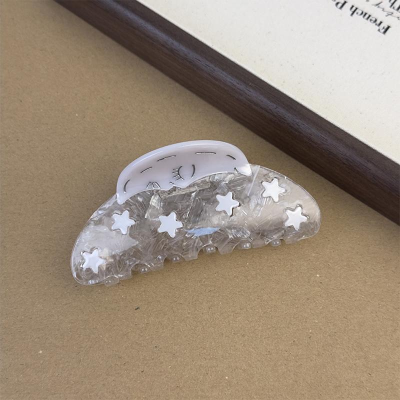 Креативная Забавная заколка для волос из ацетата подсолнуха, звезды, улитки, коготь для женщин, средневековая Солнцезащитная женская шпилька с акулой, аксессуары для волос, инструмент