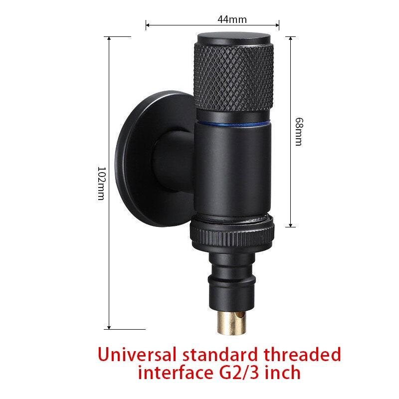 Многофункциональный смеситель G1/2, латунный, один на два, двойной кран для стиральной машины, трехходовой треугольный клапан для унитаза