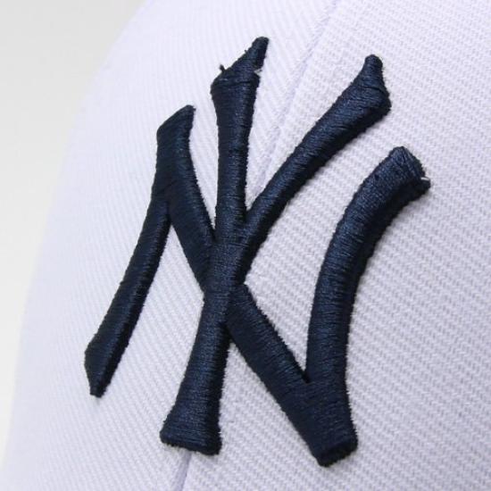 Кепка New York Yankees Bravado 47 Свободный ['47 Brand'] Капитанская (белый) -