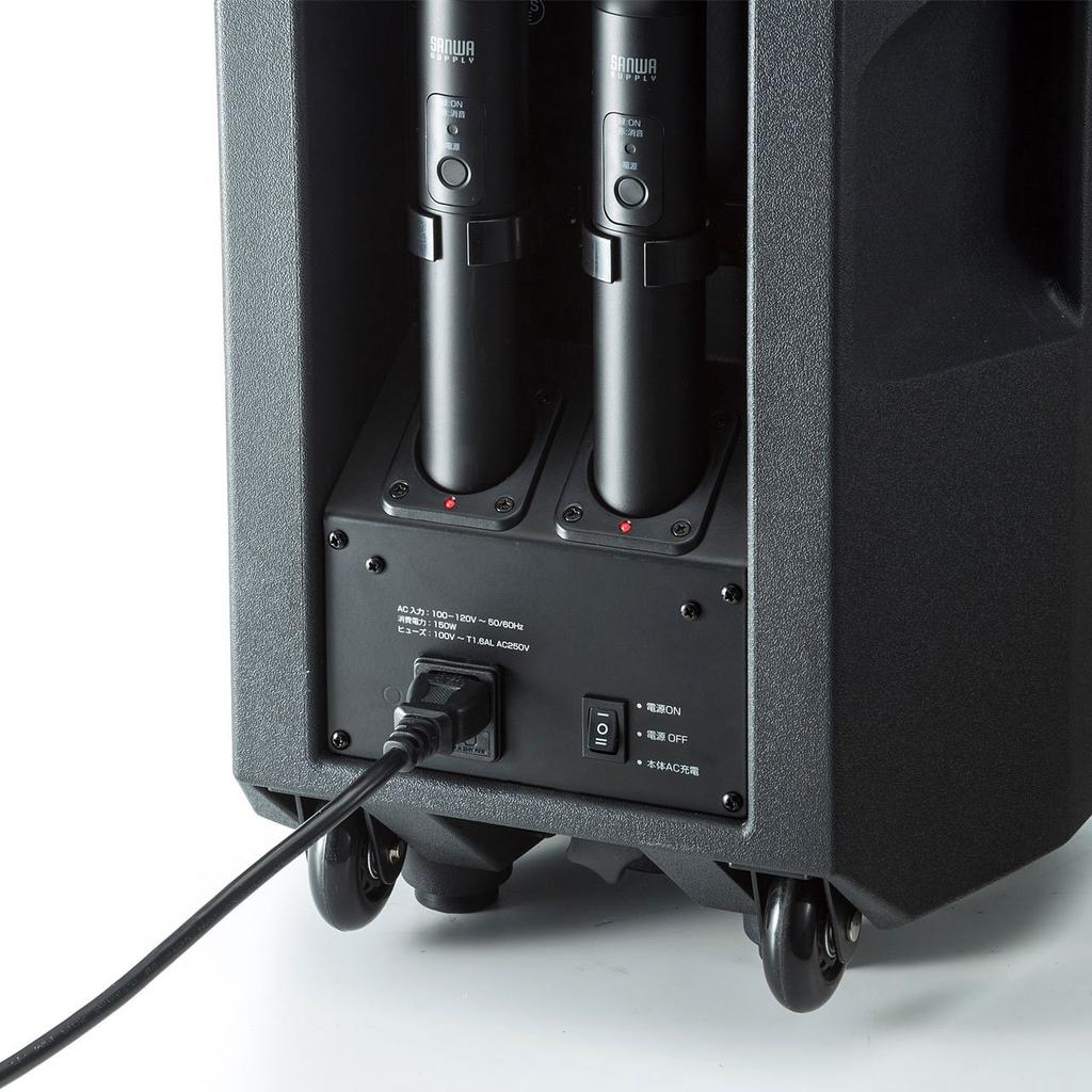 Sanwa Supply Акустическая система с беспроводным микрофоном MM-SPAMP8