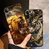 Крутой чехол с тигром и львом для Apple iPhone 17 Pro Max XR XS MAX 15 Pro 7 8 Air 12 13 16 14 11 Funda Чехол для телефона
