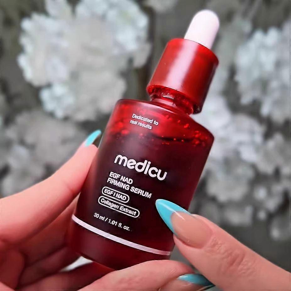 Medicu Сыворотка с NAD+EGF для упругости с экстрактом коллагена Наборы для антивозрастного ухода за кожей 30 мл - Красный