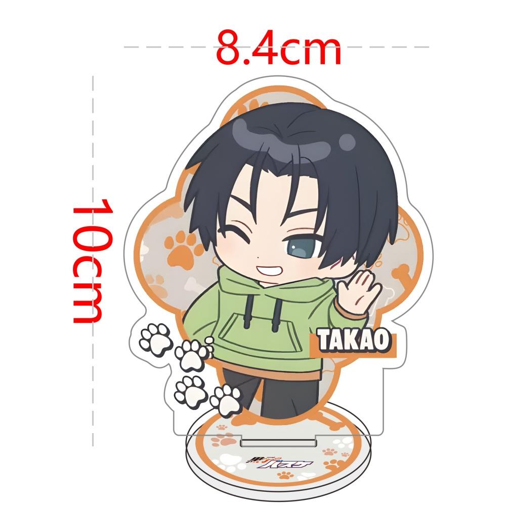 Anime Kuroko's Basketball Tetsuya, Taiga, Shintaro Midorima, Seijuro Atsushi, Kazunari Acrylic Stand Figure Model Plate Keychain