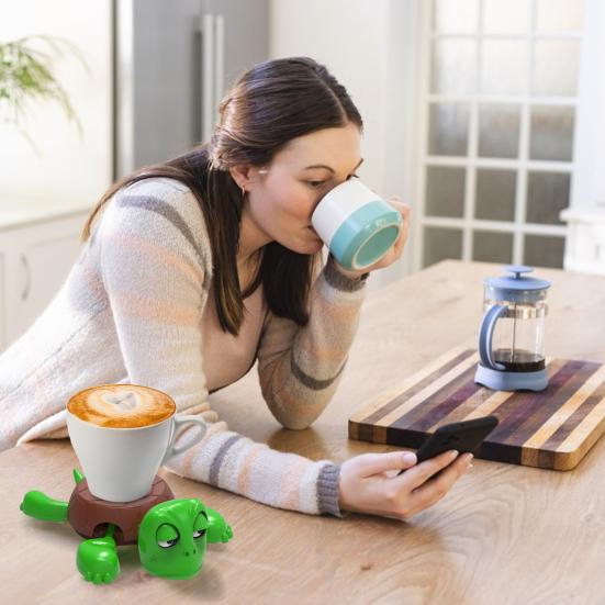 Подставки под стаканы в виде черепах, напечатанные на 3D-принтере, забавные дробленые подставки под напитки, милый подстаканник в виде черепахи, необычная защита стола в виде черепахи