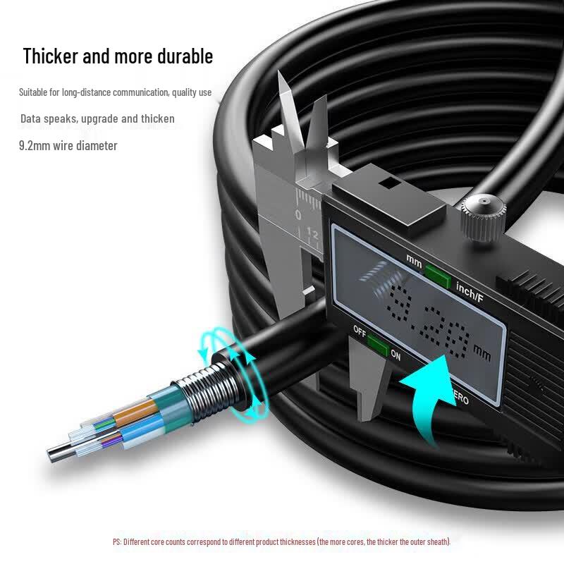 SAMZHE GYTS Armored Outdoor Fiber Optic Cable 8-Core Single-Mode