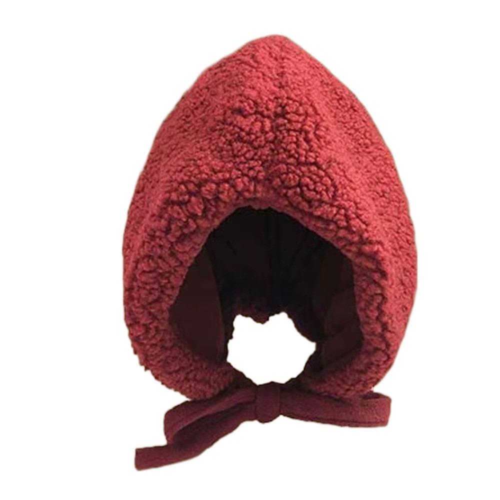 Solid Color Plush Hat Anti-cold Lambswool Cap Fashion Winter Hat Winter Season