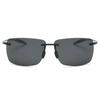 Classic Sports Rimless Sunglasses Men Women Men Driving Golf Rectangular Ultra Light Frame Sunglasses UV400 De Sol Gafas De Sol