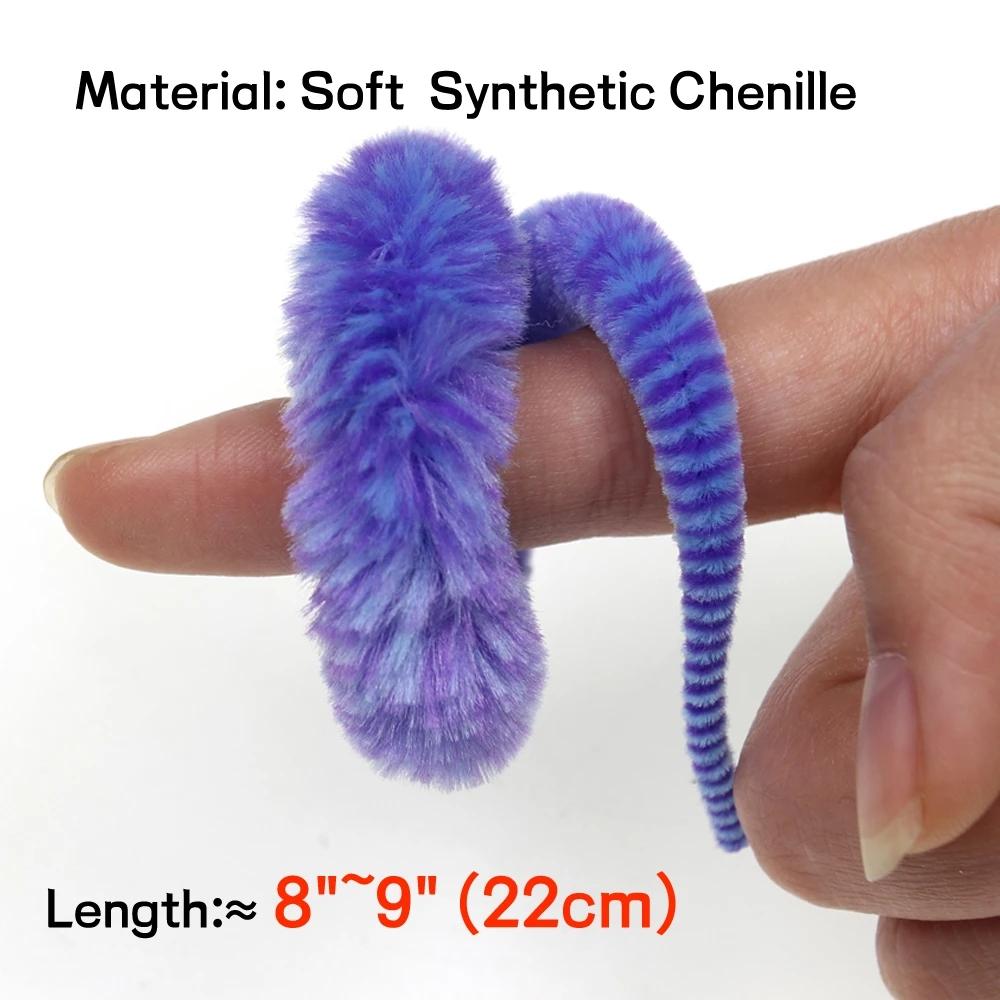 Bimoo 8 "~ 9" новая приманка Magnum Dragon Tail двухцветная смешанная мягкая синтетическая синель для морской рыбалки, приманка для приманки, материал для привязывания рыбы