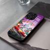 Чехол для телефона F-Futurama Anime для iPhone 17 Air 16 E Pro Max 15 14 13 Mini 12 Pro 11 Max Plus Черная стеклянная крышка