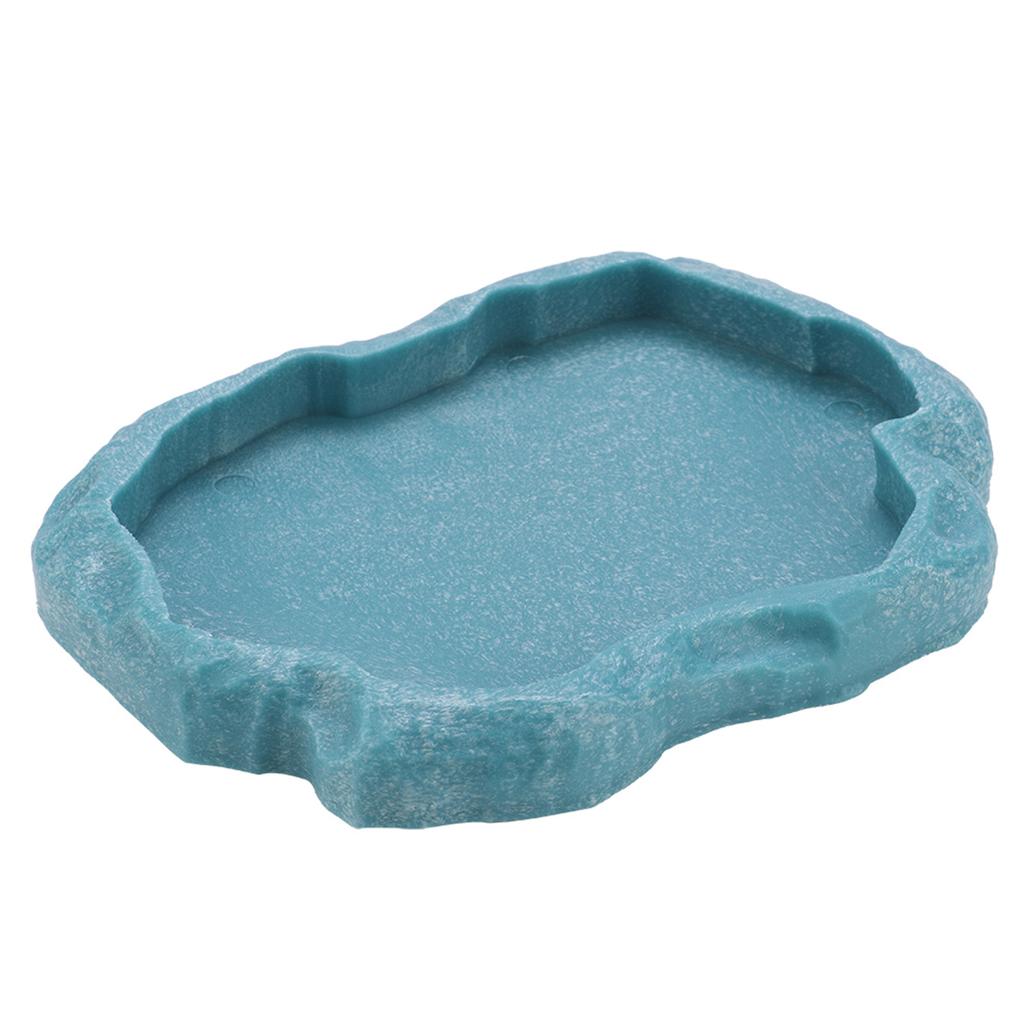 Кормушка для рептилий из АБС-пластика Каменная миска для корма и воды для черепахи, ящерицы
