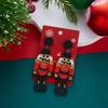 European and American new Christmas earrings, Santa Claus Elk rice bead earrings earrings jewelry