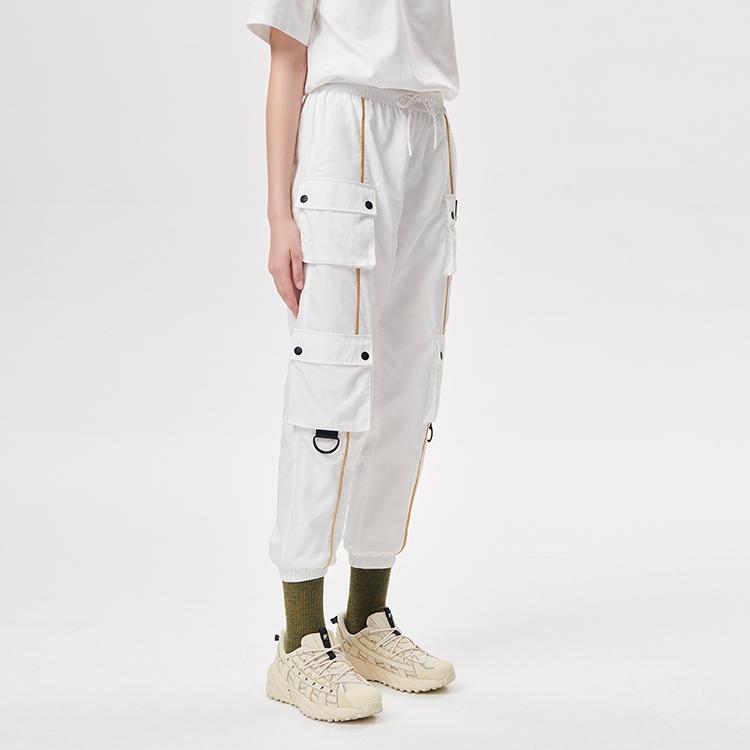 Fila Fusion X White Mountaineering Коллаборация Многокарманные брюки-карго Женские брюки Облачно-белый T11W137803F-WT