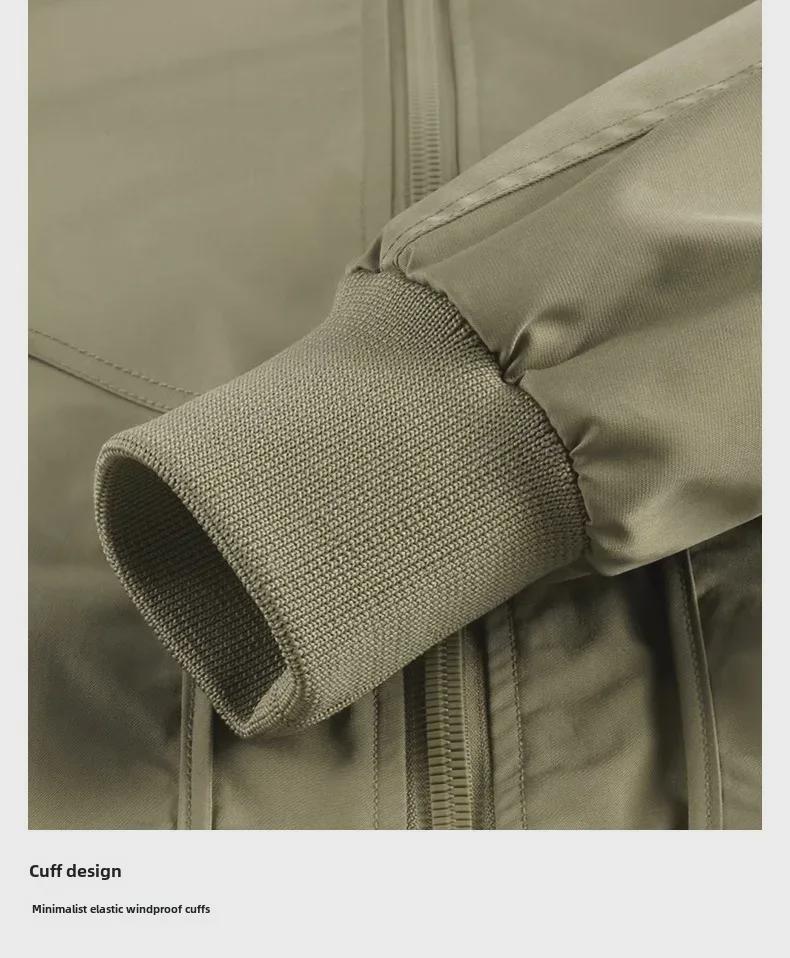 Мужская куртка пилота ВВС - повседневная бейсбольная майка армейского зеленого цвета, рабочая куртка весна/осень