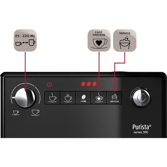 Кофемашина зерновая MELITTA Purista - Серебристая