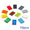 10 шт./лот Конструкторные кубики Строительные кирпичики Тонкие 2x3 Образовательные Сборка Строительные игрушки для детей Совместимый по размеру с брендом