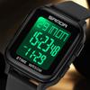 SANDA Модные электронные часы Многофункциональные квадратные спортивные часы-хронограф Водонепроницаемые наручные часы Бизнес-часы