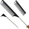 New Metal 220x28x4mm Rat Beauty Tail Hair Comb Tool Styling Style