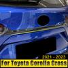 For Toyota Corolla Cross XG10 2024 2024 2024 Hybrid Car Rear Trunk Lid Cover Trim Tailgate Tail Gate Molding Garnish Frame Strip