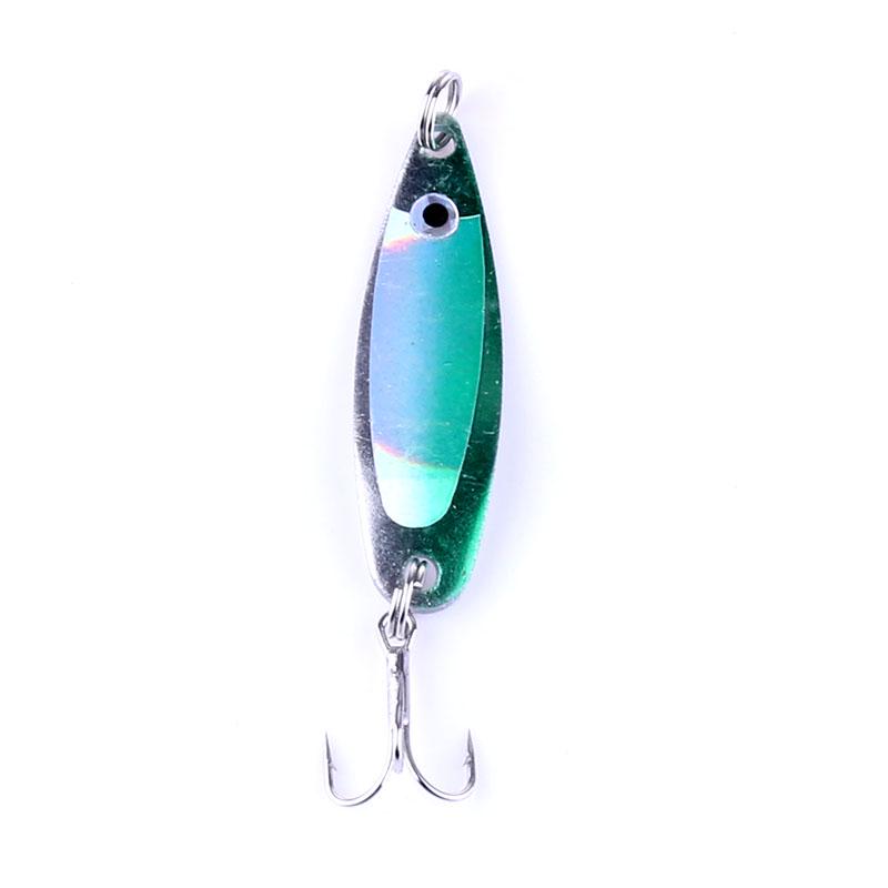 HENGJIA Fishing Lure Spoon 6.5g 5cm Metal Lure Artificial Trout Pike Lures