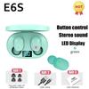 E6S Беспроводные Bluetooth-наушники Беспроводные наушники TWS-гарнитура Наушники с шумоподавлением и микрофоном Наушники для Xiaomi