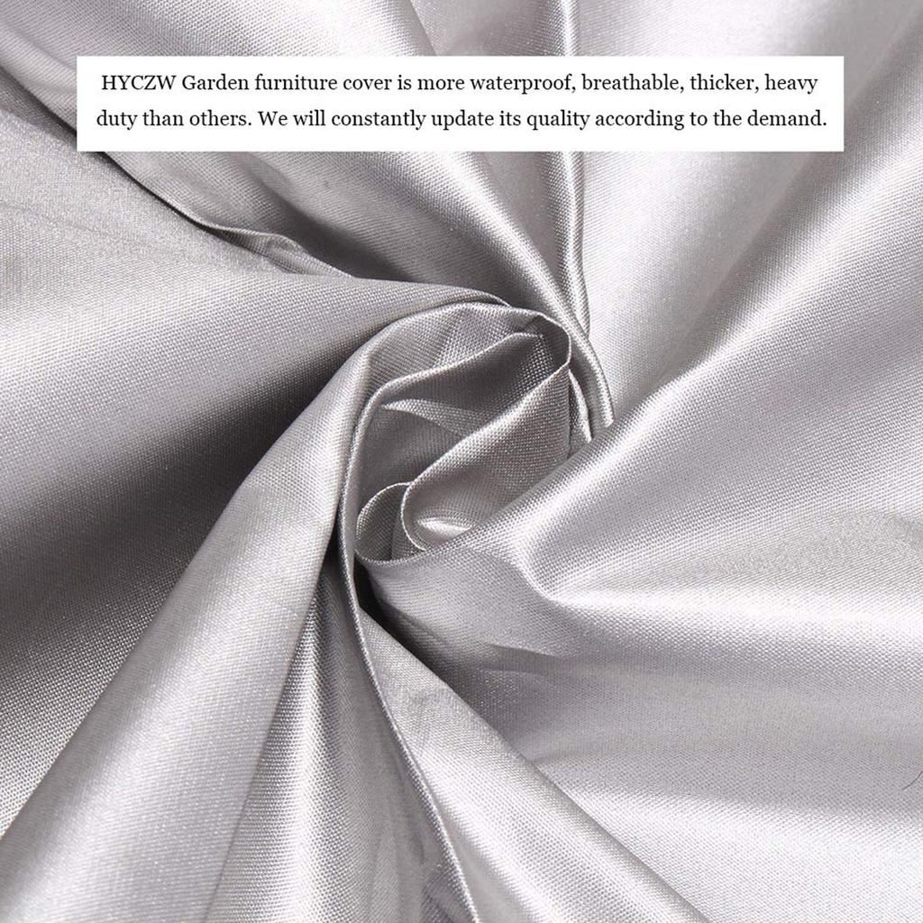 Чехол для садовой мебели, прямоугольный, для садового стола, комплект мебели, снежно-водонепроницаемый, анти-УФ-дышащий, водонепроницаемый и зимостойкий