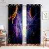 Мечтательная галактика звездное небо 3D печатные шторы затемняющие шторы подходят для спальни гостиной кабинета декоративные шторы