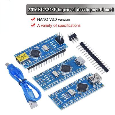 Акция для arduino Nano 3,0 Atmega328, совместимая плата с контроллером WAVGAT, модуль PCB, макетная плата без USB V3.0