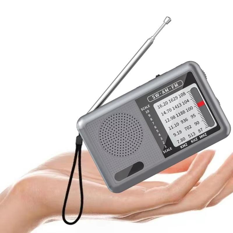 Портативное радио AM FM Коротковолновое радио AM FM Погодное радио Звуковое оборудование Отличный прием Наушники Транзисторное радио